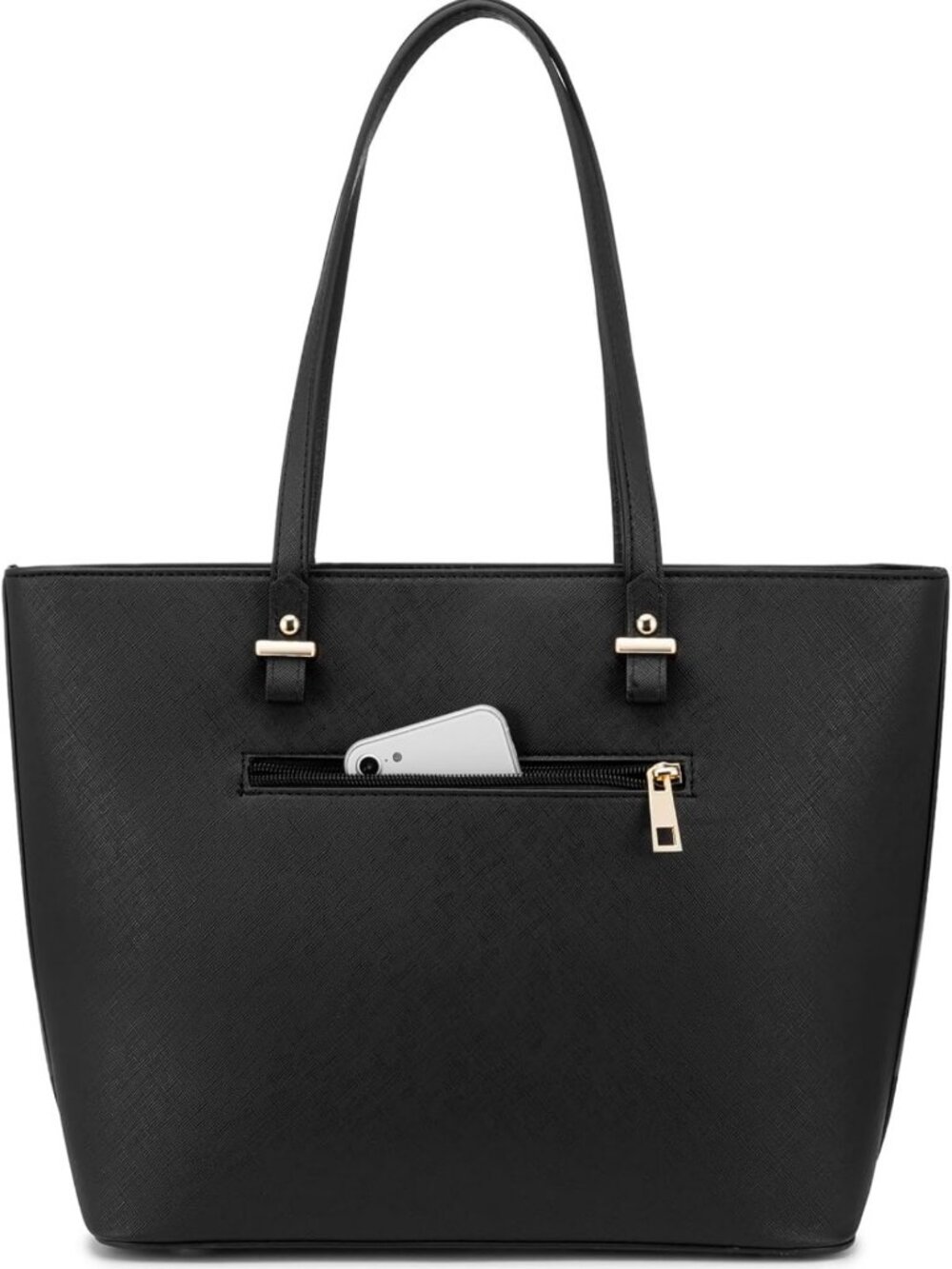 Stylish Women's Tote Bag - Fashionable Shoulder Handbag with External Pocket